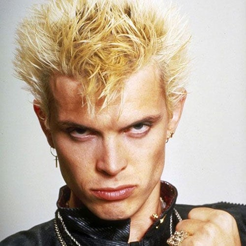 80s Men's Dyed Blonde Hair