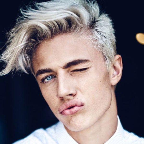 Ash Blonde Hairstyles For Guys