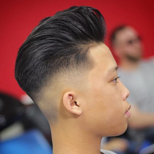 Asian Undercut Fade