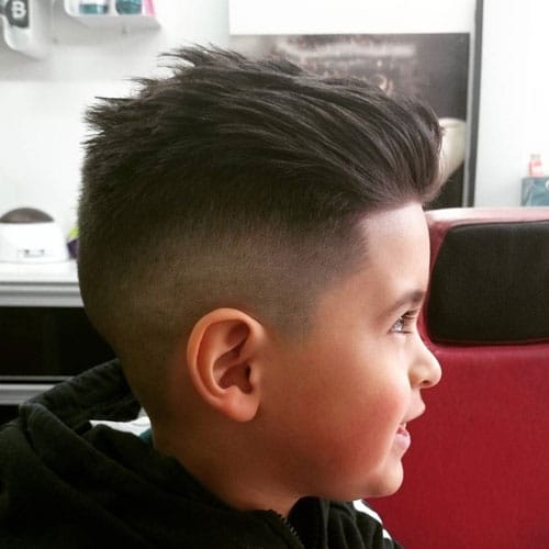 Best Little Boy Hairstyles - Slicked Back Hair