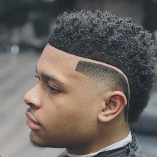 Black Men Mohawk Fade Hairstyles