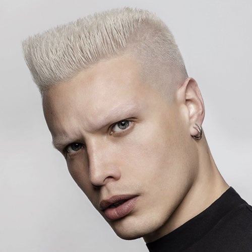 Bleached Flat Top Men