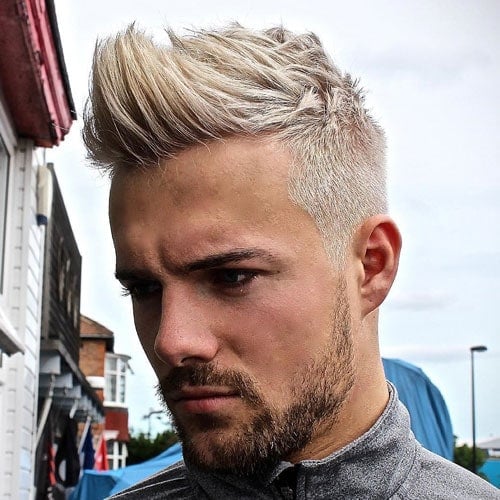 Bleached Hair Fade