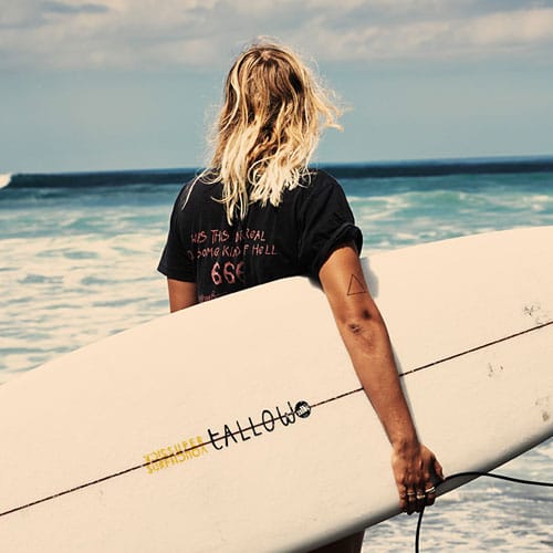 Blonde Surfer Hair