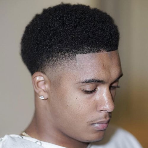 Blowout Temp Fade Haircuts For Men