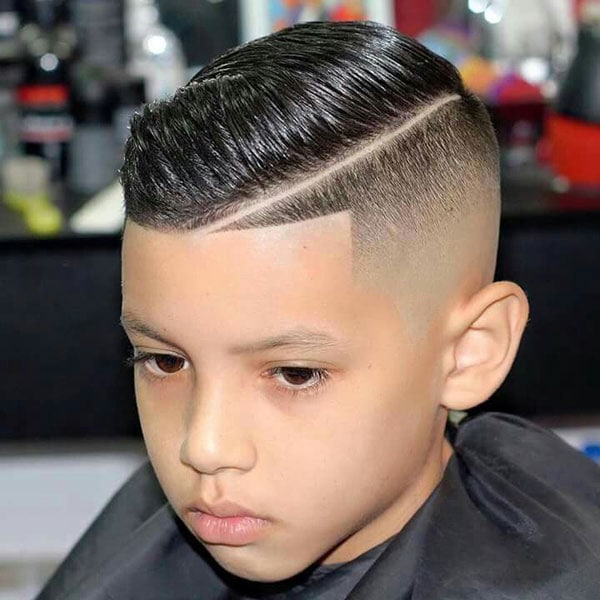 Boys Hard Part Haircut