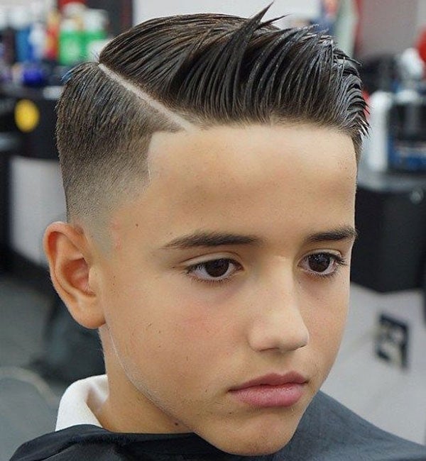 Boys Mide Fade Haircut