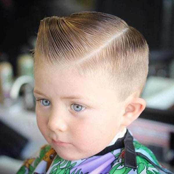 Boys Side Part Fade