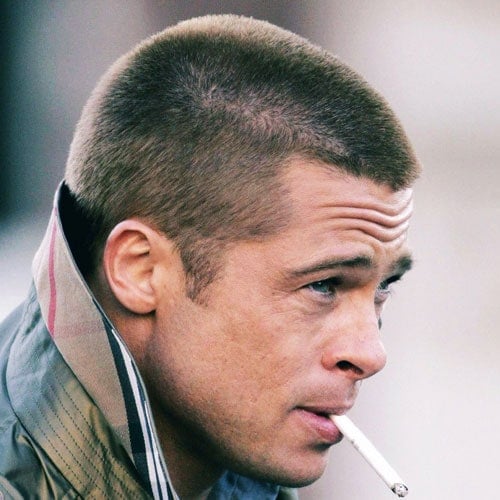 Brad Pitt Shaved Head