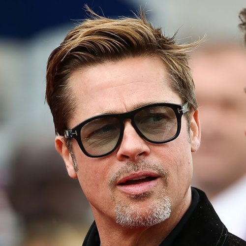 Brad Pitt Short Hair - Comb Over