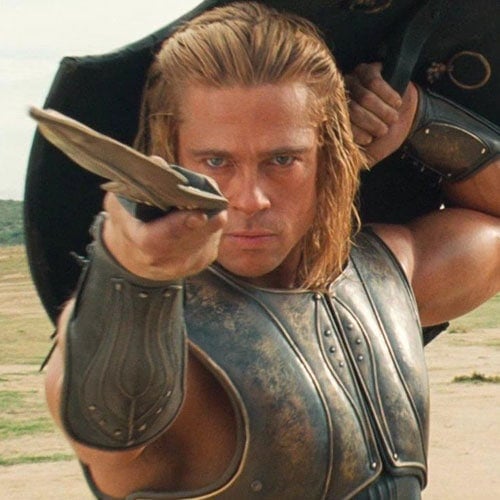 Brad Pitt's Hair - Troy Hairstyle