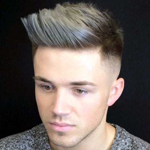 Brushed Up Fade Haircuts For Men