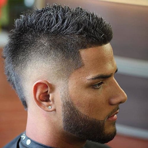 Burst Fade Mohawk Haircut