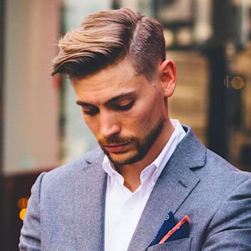 Business Hairstyles - Side Part Comb Over