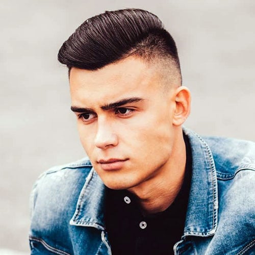 Comb Over with High Undercut Fade