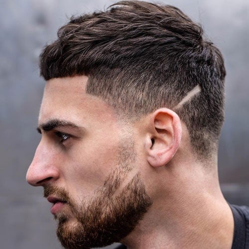 Cool Caesar Fade Haircut