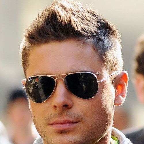 Cool Fohawk Styles For Guys - Zac Efron Faux Hawk