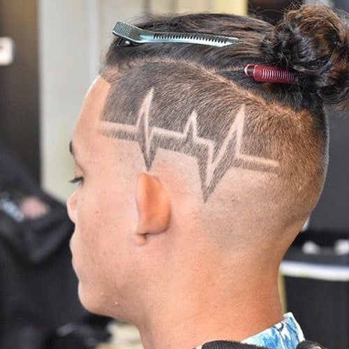 Cool Haircut Designs For Guys - Shaved Lines