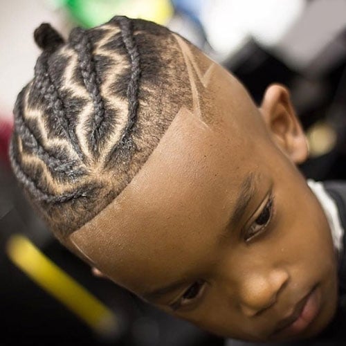 Cornrows + High Bald Fade + Hair Design