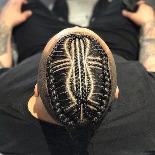 Cornrows with Shaved Sides