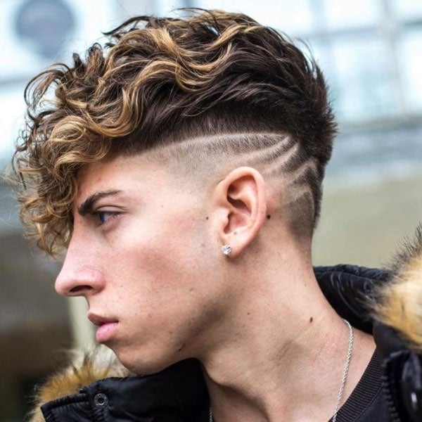 Curly Blonde Hairstyles For Guys