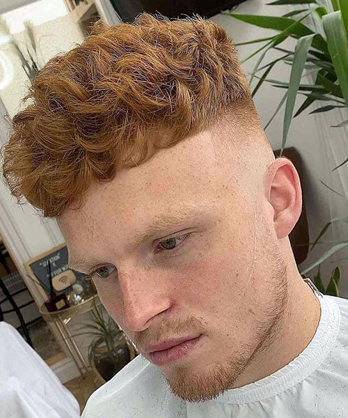 Curly Crop and Skin Fade