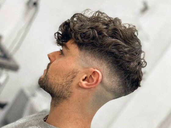 Curly Hair Fade Haircut