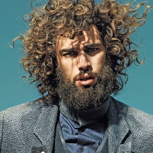 Curly Long Hairstyles For Guys