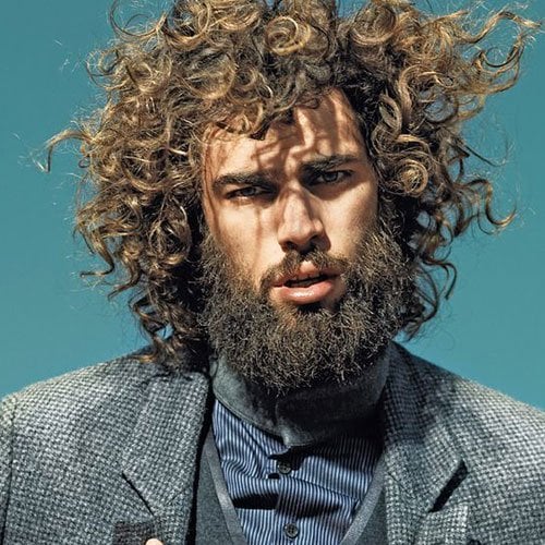 Curly Shaggy Hairstyles Men