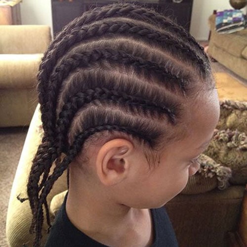 Cute Hairstyles For Boys - Braids and Cornrows