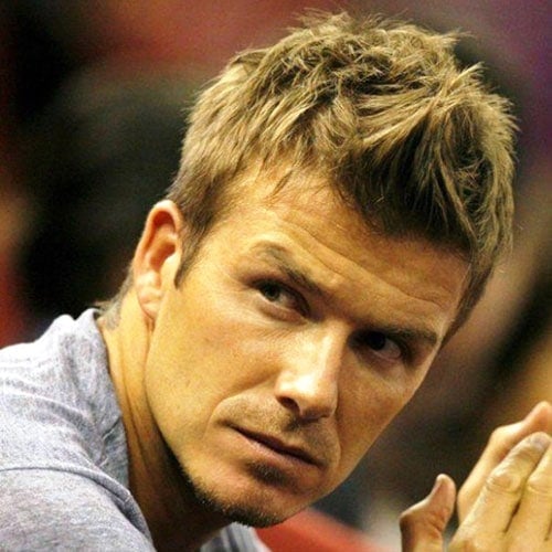 David Beckham Faux Hawk Haircut