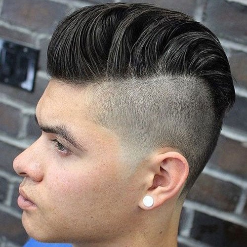 Disconnected Undercut with Modern Pompadour