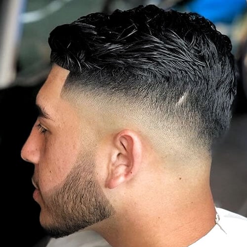 Drop Fade Comb Over