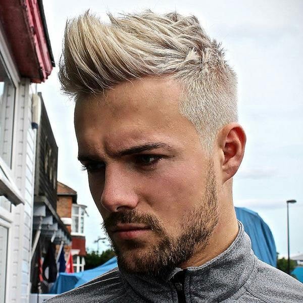 Dyed Blonde Hairstyles For Men