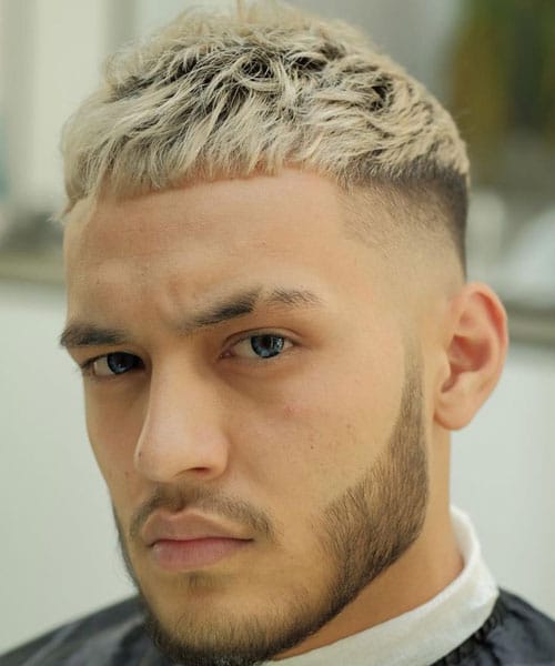 Edgar Haircut with Blonde Hair