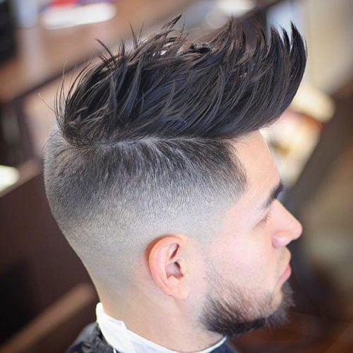 Faux Hawk Fade - Cool Fohawk Haircuts For Men