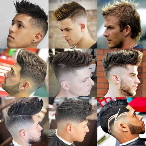 Faux Hawk Haircut - Cool Fohawk Fades