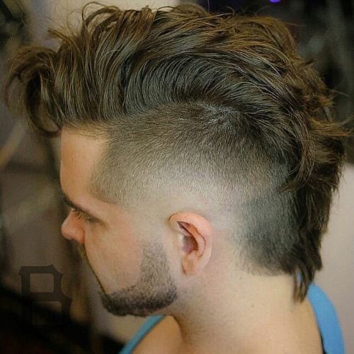 Faux Hawk Mullet