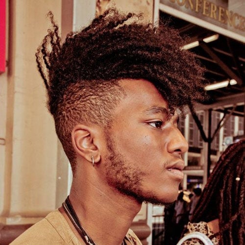 Faux Hawk Twist Hair Men