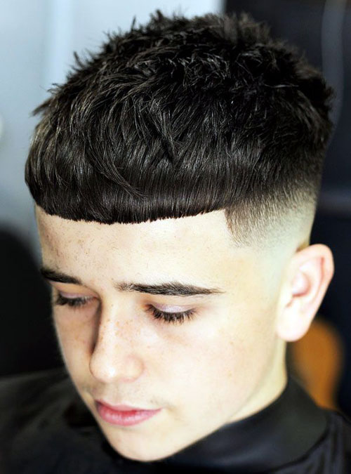 French Crop with High Fade