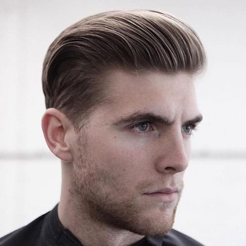 Haircuts For Men with Thick Hair - Slicked Back