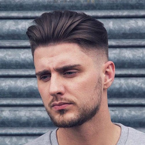 Haircuts For Round Face - Quiff