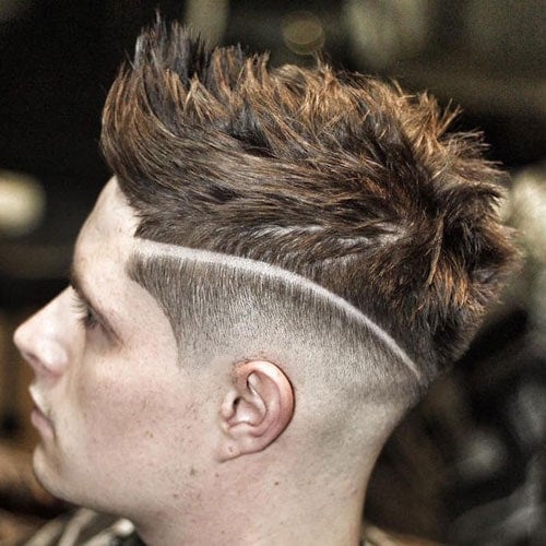 Haircuts with Lines on the Side