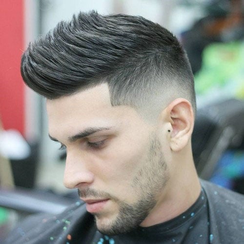 Low Skin Fade with Faux Hawk