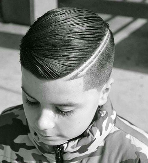 Hard Comb Over Fade