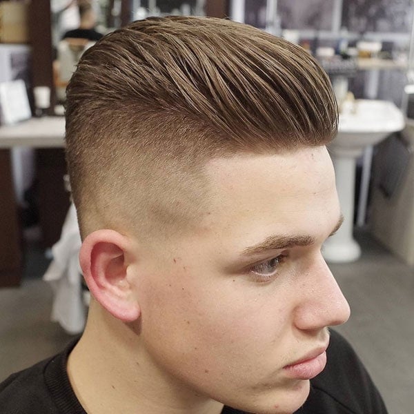 High Blowout Fade Haircut