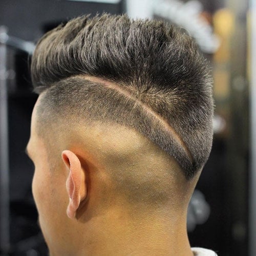 High Razor Fade with Hair Design