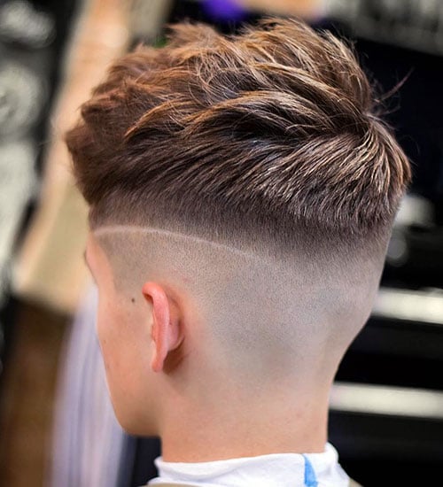 High Skin Fade with Textured Spikes