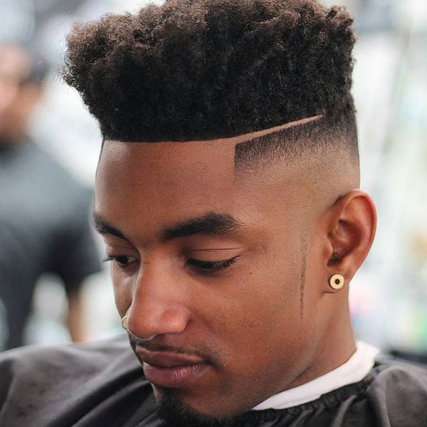 High Top Fade with Part