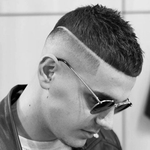 High and Tight - Hard Part Fade with French Crop